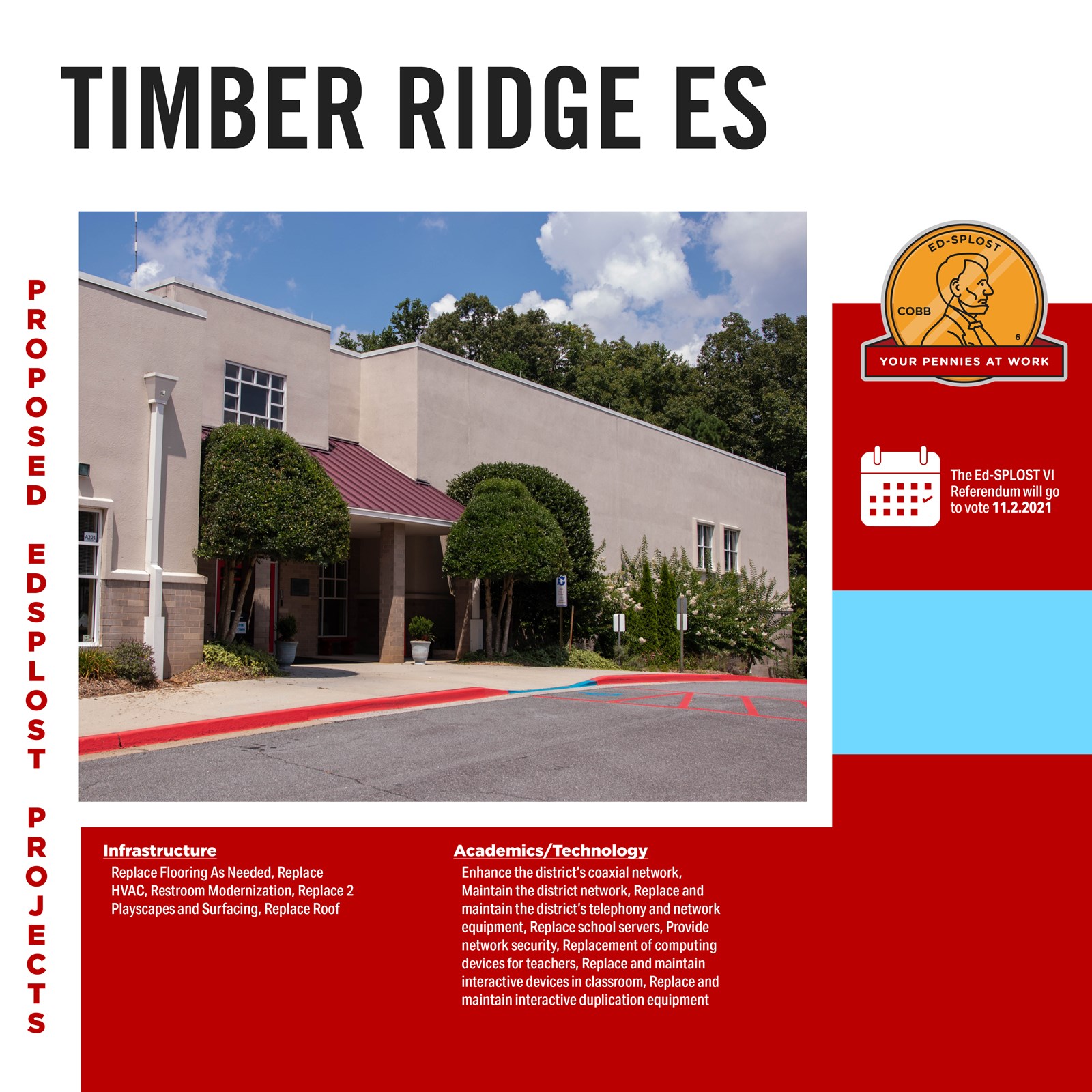 EdSPLOST Projects for Timber Ridge Elementary School